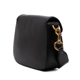 Medium Leather Lady Web Crossbody